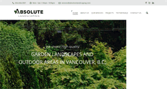 Desktop Screenshot of absolutelandscaping.com